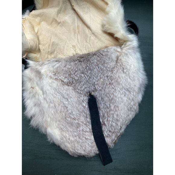 Vintage Fur Purse Rabbit Leather - Picture 4 of 8
